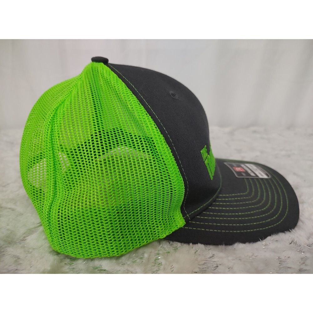 New Richardson 112 Trucker Hat Cap Gray Green Adjustable Snapback Mesh Hunting - Picture 5 of 8